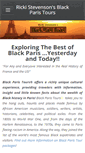 Mobile Screenshot of blackparistour.com